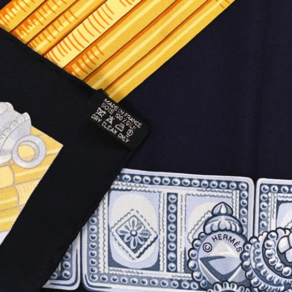 Hermes - authentic silk Ceintures et Liens shawl scarf. Never worn! Stunning! - Picture 6 of 13